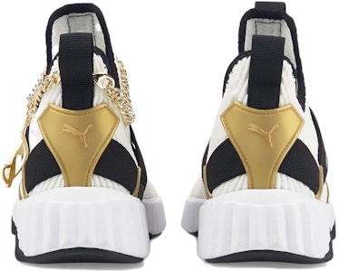 (W) ベビーファット×プーマ デファイMID 白黒金 387663-01 Purchase (W) ベビーファット×プーマ デファイMID 白黒金 387663-01