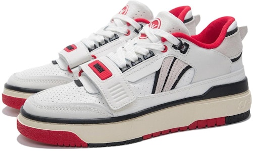 LiNing李寧 新秀 Rookie PE 防滑減震 低幫 復古籃球鞋 女款 米白色 Lookbook LiNing李寧 新秀 Rookie PE 防滑減震 低幫 復古籃球鞋 女款 米白色