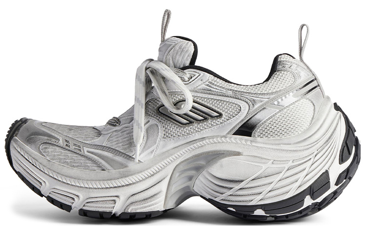 (Women) Balenciaga 10XL Low 'White Black Grey' 784342W2MV29110