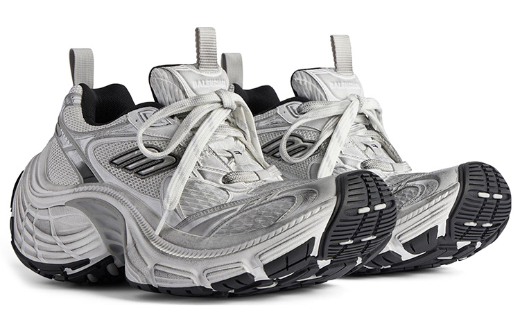 Lookbook (W) Balenciaga 10XL Rendah 'Putih Hitam Kelabu' 784342W2MV29110