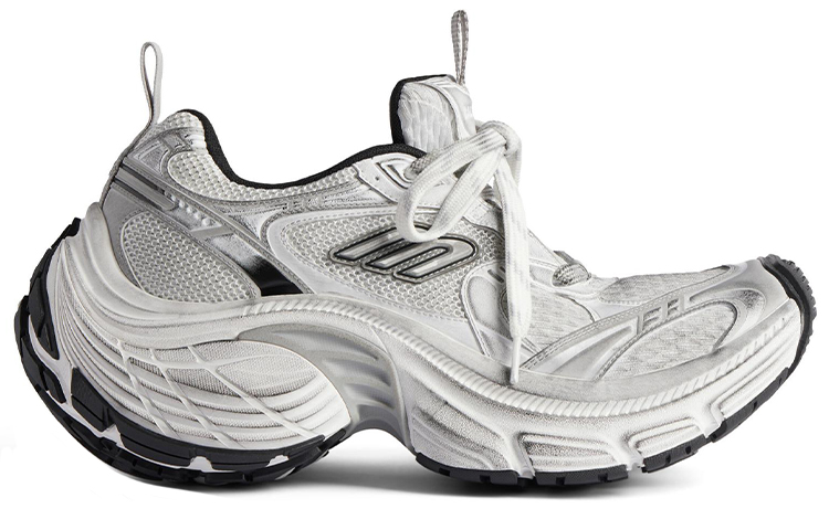 Order (W) 발렌시아가 10XL 스니커즈 '낡은 화이트 블랙' 792778-W2MV2-9110