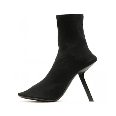 (W) Balenciaga 110mm Stretch Heeled Boots 'Black'
