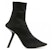 (W) Balenciaga 110mm Boots Tumit Tinggi 'Hitam' 656522W2DR01000