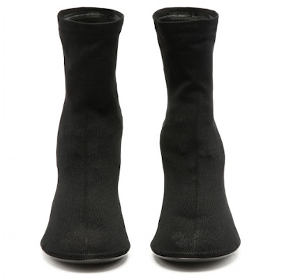 (Women) Balenciaga 110mm Stretch Heeled Boots 'Black' 656522W2DR01000 Lookbook (Women) Balenciaga 110mm Stretch Heeled Boots 'Black' 656522W2DR01000