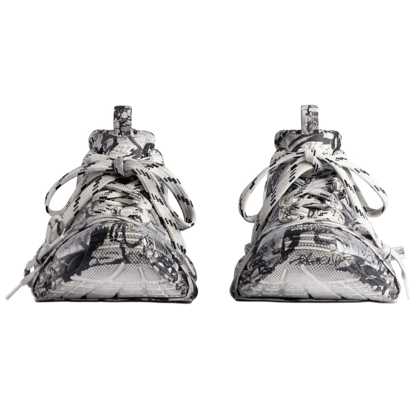 Shop (W) 巴黎世家 3XL 极限涂鸦运动鞋 白黑 734731W2RG39010