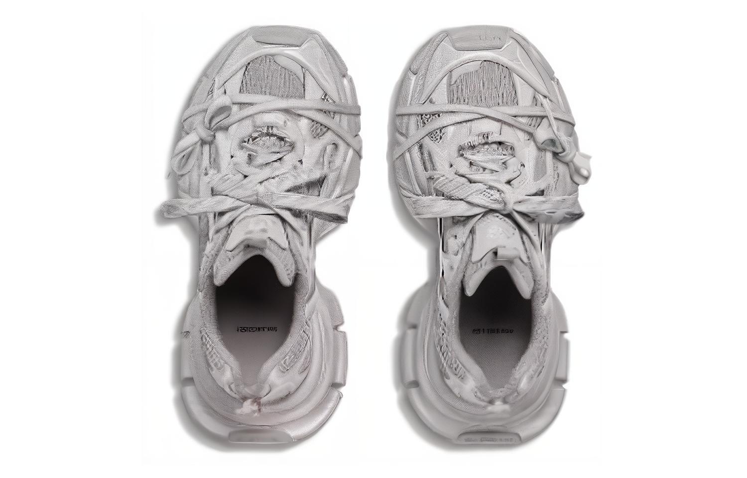 Lookbook (W) Balenciaga 3XL Sneakers Pantul Kelabu Perak 734731W3XLR1281