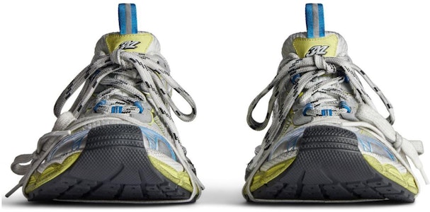 (W) Balenciaga 3XL Sneaker 'Putih Kuning Biru Jaring' 734731W3XL59074 Lookbook (W) Balenciaga 3XL Sneaker 'Putih Kuning Biru Jaring' 734731W3XL59074