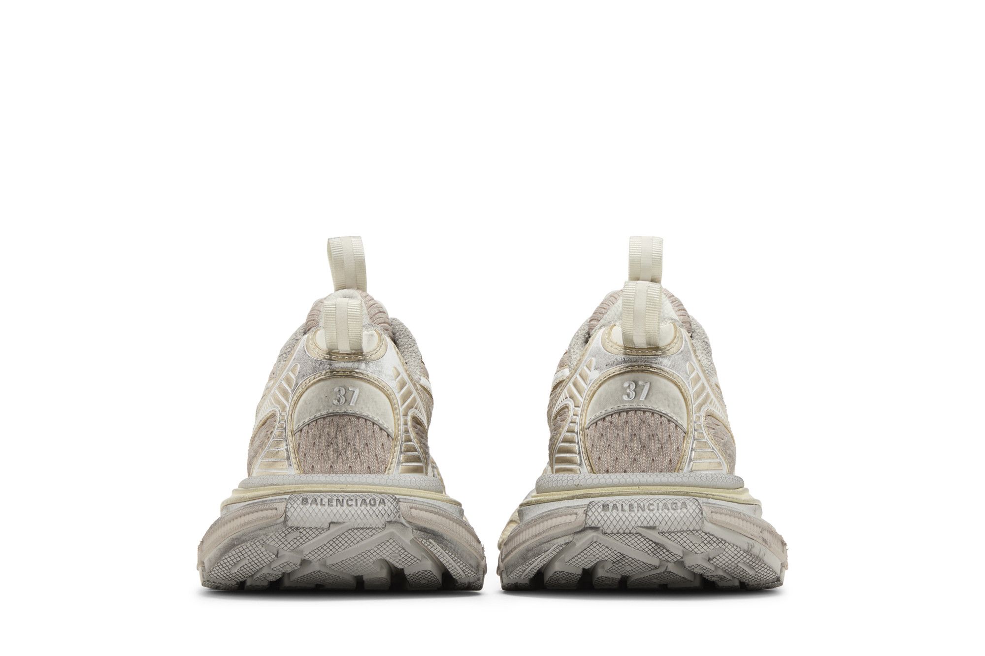 Details for Balenciaga巴黎世家 3XL 網布 系帶 做舊 低筒 老爹鞋 女款 淺米色