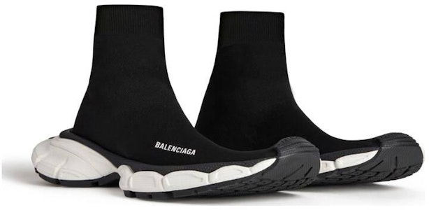 Balenciaga巴黎世家 3XL SOCK 織物 舒適簡約 高筒 生活休閒鞋 女款 黑色 Lookbook Balenciaga巴黎世家 3XL SOCK 織物 舒適簡約 高筒 生活休閒鞋 女款 黑色