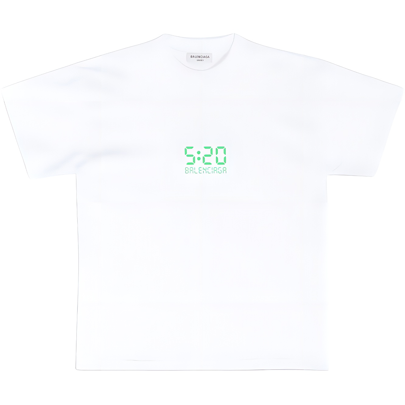(Women) Balenciaga 520 Capsule SS22  White Oversized Number Print T-Shirt. 612965TMVL59164