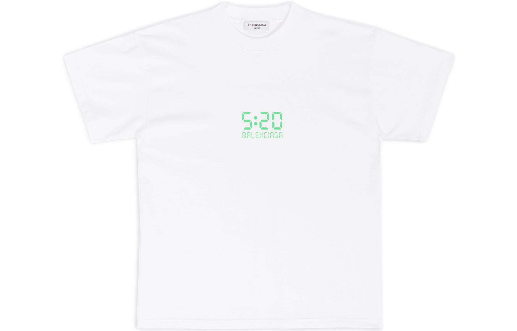 (Women) Balenciaga 520 Capsule SS22  White Oversized Number Print T-Shirt. 612965TMVL59164 圖 2