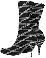 (W) 巴黎世家80毫米黑色提花标志弹力靴 549784W1P601264 Lookbook (W) 巴黎世家80毫米黑色提花标志弹力靴 549784W1P601264