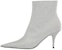 (Women) Balenciaga 85mm Knife Glitter Boots 'Silver' 579280WA7018163