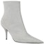 Lookbook (Women) Balenciaga 85mm Knife Glitter Boots 'Silver' 579280WA7018163