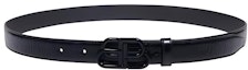 Buy (Women) Balenciaga BB Logo Calfskin Leather Belt Black 2.5cm 5816902AA7D1000BLACK