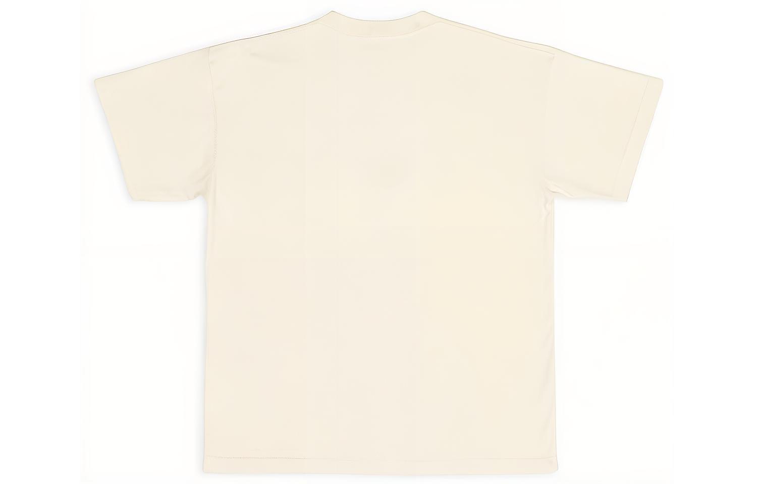 (Women) Balenciaga  Beige Embroidered Logo Oversized T-Shirt FW22. 612965TMVG79069 圖 3