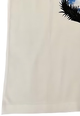 (Women) Balenciaga Beige Graphic Letter Beach Print T-Shirt Regular Fit. 764235TPVL99601 Details for (Women) Balenciaga Beige Graphic Letter Beach Print T-Shirt Regular Fit. 764235TPVL99601