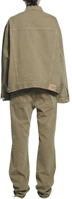 (W) Balenciaga Jaket Denim Oversized Beige dengan Poket Lelaki/Wanita. 681804TJW940260 Purchase (W) Balenciaga Jaket Denim Oversized Beige dengan Poket Lelaki/Wanita. 681804TJW940260