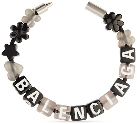 (W) 발렌시아가 블랙 팔찌 플로럴 클로버 스타 하트 브라스 코튼 폴리에스터. 644622TZY4S7068 Lookbook (W) 발렌시아가 블랙 팔찌 플로럴 클로버 스타 하트 브라스 코튼 폴리에스터. 644622TZY4S7068