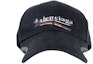 Order (Women) Balenciaga Black Cotton Cap with Letter Print Design. 788752410B2