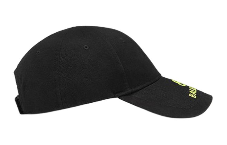 Lookbook (Women) Balenciaga  Black Cotton Cap with Logo Embellishment. 577548310B21075