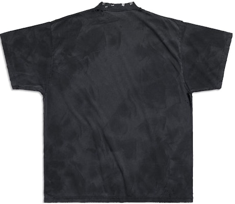 (Women) Balenciaga Black Crew Neck Casual T-Shirt. 761460TPVD41055 Lookbook (Women) Balenciaga Black Crew Neck Casual T-Shirt. 761460TPVD41055