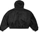 Lookbook (W) Balenciaga 黑色拉鍊短版連帽外套附Logo。 805512TRO511000