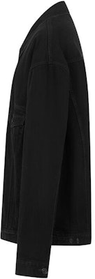 (W) Balenciaga Jaket Denim Hitam dengan Cetakan Huruf Logo. 675206TEW050110 Shop (W) Balenciaga Jaket Denim Hitam dengan Cetakan Huruf Logo. 675206TEW050110