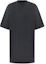 Buy (W) Balenciaga 黑灰色標誌圓領短袖T恤 常規版型 739037TPVU4-1569