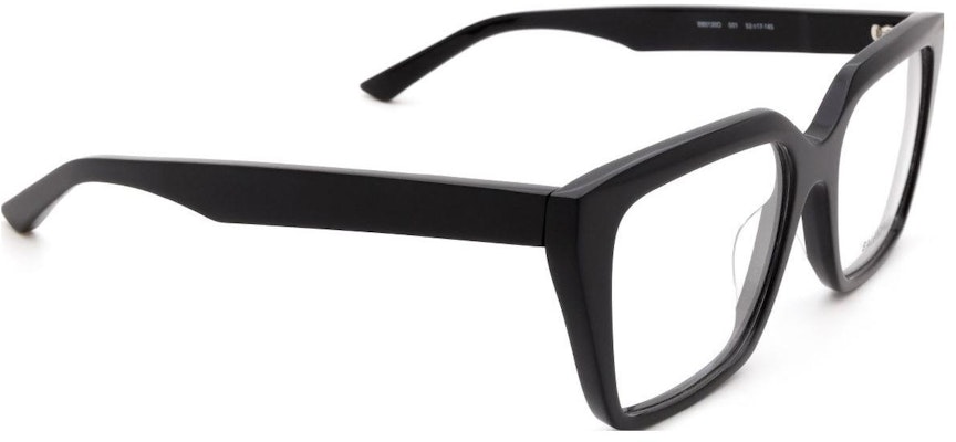 (W) Balenciaga Bingkai Cermin Mata Optik Hitam Ringan Selesa BB0130O001 Details for (W) Balenciaga Bingkai Cermin Mata Optik Hitam Ringan Selesa BB0130O001