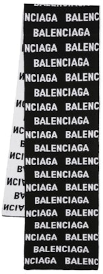 (W) Balenciaga 黑色提花设计针织Logo围巾 766446T1673 Order (W) Balenciaga 黑色提花设计针织Logo围巾 766446T1673