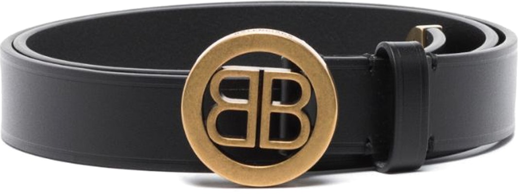 (Women) Balenciaga Black Leather Belt with Smooth Buckle 2.5CM Wide 6203281CH04 Order (Women) Balenciaga Black Leather Belt with Smooth Buckle 2.5CM Wide 6203281CH04