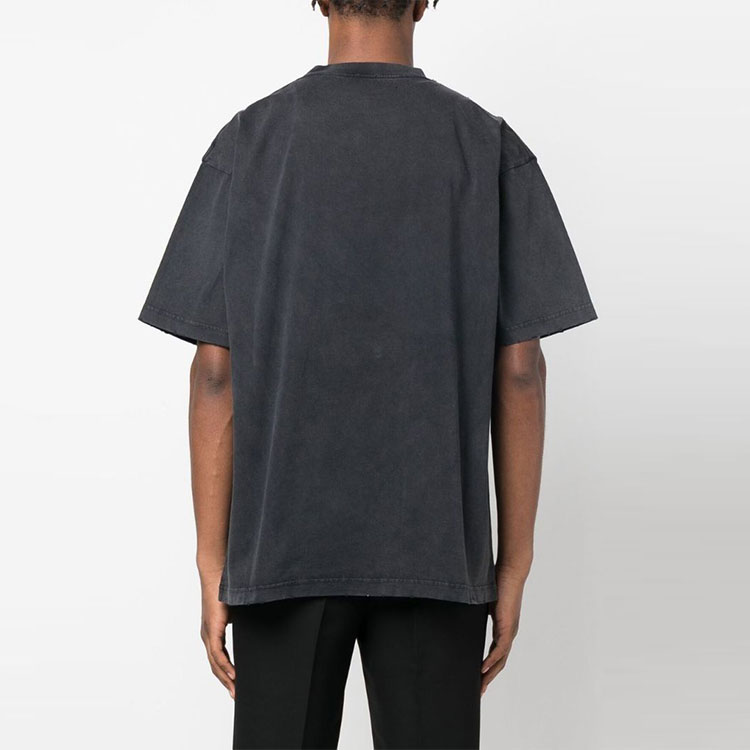 (Women) Balenciaga  Black Letter Print Crewneck T-Shirt. 641655TMVH81055 圖 6