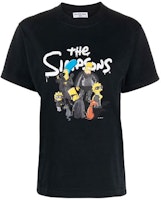 (Women) Balenciaga Black Letter Print Graphic Crewneck T-Shirt Classic Fit. 670943TLVG70100 (Women) Balenciaga Black Letter Print Graphic Crewneck T-Shirt Classic Fit. 670943TLVG70100