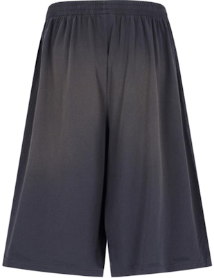 (W) 巴黎世家 黑色字母印花中腰宽松休闲短裤. 795261TPVG91569 Lookbook (W) 巴黎世家 黑色字母印花中腰宽松休闲短裤. 795261TPVG91569