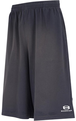 (W) 巴黎世家 黑色字母印花中腰宽松休闲短裤. 795261TPVG91569 Shop (W) 巴黎世家 黑色字母印花中腰宽松休闲短裤. 795261TPVG91569