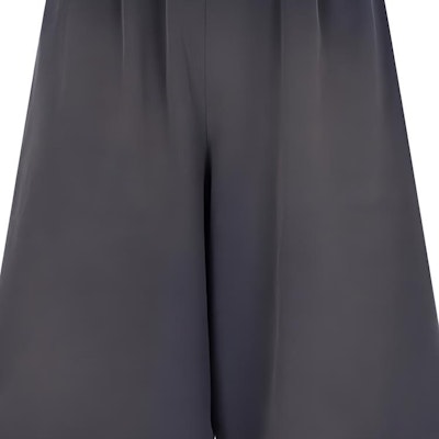 (W) 巴黎世家 黑色字母印花中腰宽松休闲短裤. 795261TPVG91569 Sizing (W) 巴黎世家 黑色字母印花中腰宽松休闲短裤. 795261TPVG91569