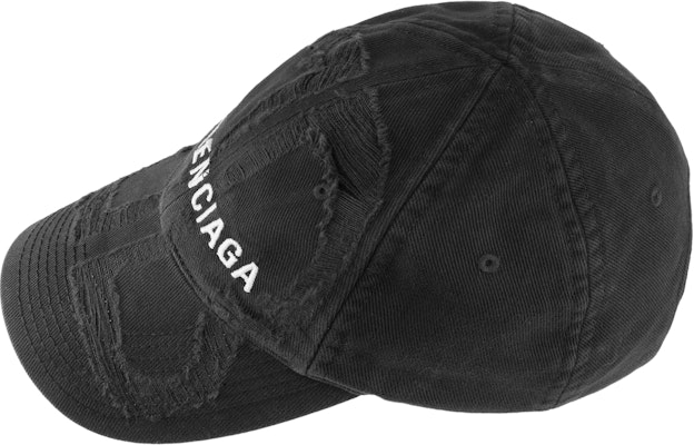 (Women) Balenciaga Black Logo Embroidered Cotton Baseball Cap. 719282410B21077 Shop (Women) Balenciaga Black Logo Embroidered Cotton Baseball Cap. 719282410B21077