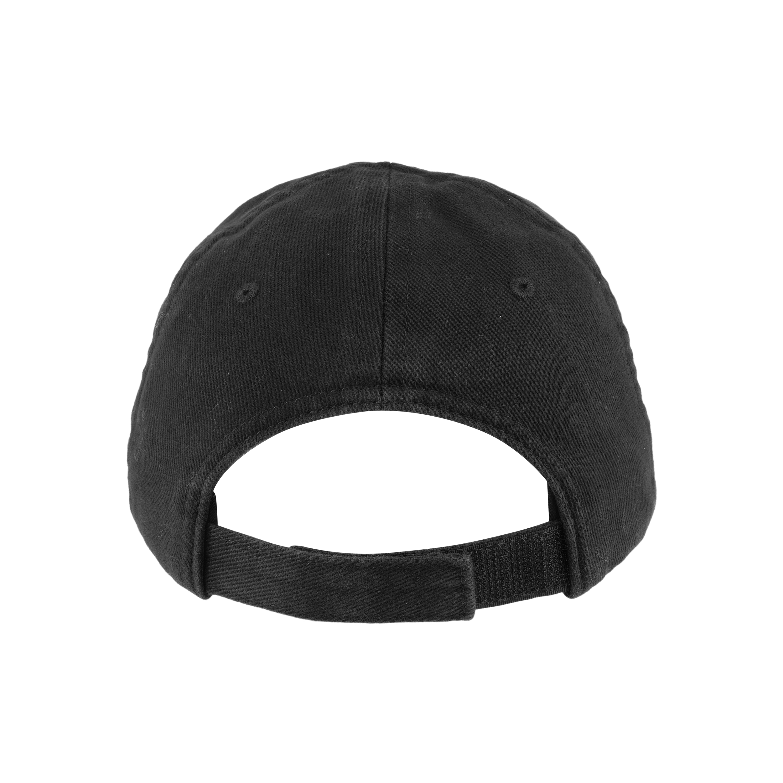 Purchase (W) 발렌시아가 블랙 로고 자수 코튼 베이스볼 캡. 719282410B21077