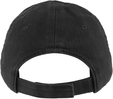 (Women) Balenciaga Black Logo Embroidered Cotton Baseball Cap. 719282410B21077 Purchase (Women) Balenciaga Black Logo Embroidered Cotton Baseball Cap. 719282410B21077