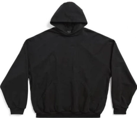 (W) Balenciaga 黑色印花連帽衫 - 寬鬆版型上衣。 739024TOVU91055 Shop (W) Balenciaga 黑色印花連帽衫 - 寬鬆版型上衣。 739024TOVU91055