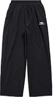 Order (W) Balenciaga 黑色Logo印花寬鬆彈性休閒長褲. 763437TNQ251000