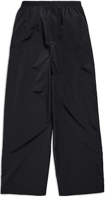 (W) Balenciaga 黑色Logo印花寬鬆彈性休閒長褲. 763437TNQ251000 Lookbook (W) Balenciaga 黑色Logo印花寬鬆彈性休閒長褲. 763437TNQ251000