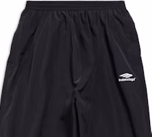 Sizing (W) Balenciaga 黑色Logo印花寬鬆彈性休閒長褲. 763437TNQ251000