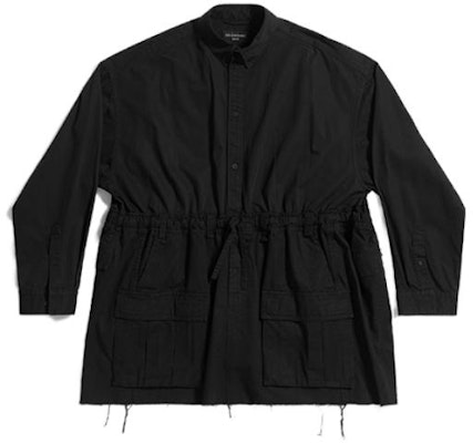 (W) 발렌시아가 블랙 롱슬리브 미디 캐주얼 원피스. 720102TNP041000 Order (W) 발렌시아가 블랙 롱슬리브 미디 캐주얼 원피스. 720102TNP041000