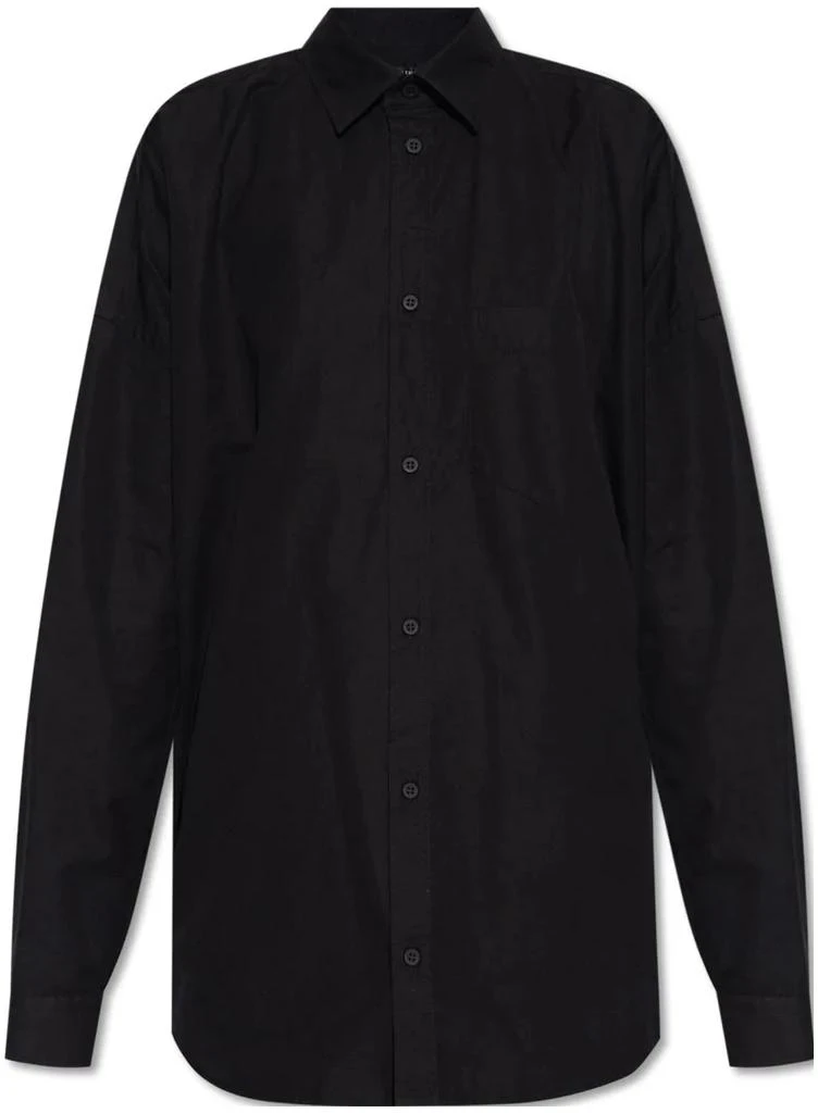 women-balenciaga-black-long-sleeve-shirt-with-single-button-and-pointed-collar-725395-tyb-181000