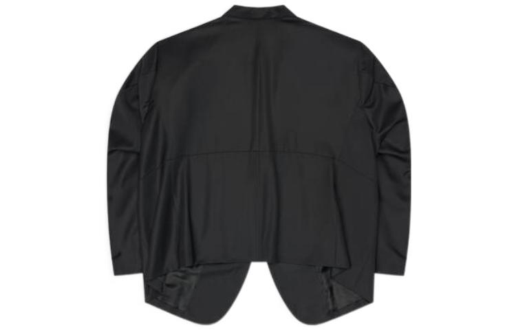 (Women) Balenciaga  Black Single-Breasted Oversized Blazer Jacket. 704469TJT351000 圖 3
