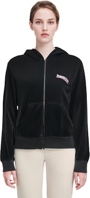 (W) Balenciaga Sudadera Chaqueta Negra con Cremallera Estilo Primavera Temprana. 769022TPVJ81070 Purchase (W) Balenciaga Sudadera Chaqueta Negra con Cremallera Estilo Primavera Temprana. 769022TPVJ81070