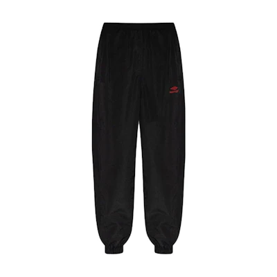 (Women) Balenciaga Black Solid Mid-Waist Tapered Jogger Pants. 720275TKO481000