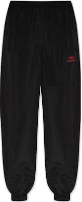 (W) 발렌시아가 블랙 솔리드 미드웨이스트 테이퍼드 조거 팬츠. 720275TKO481000 Order (W) 발렌시아가 블랙 솔리드 미드웨이스트 테이퍼드 조거 팬츠. 720275TKO481000